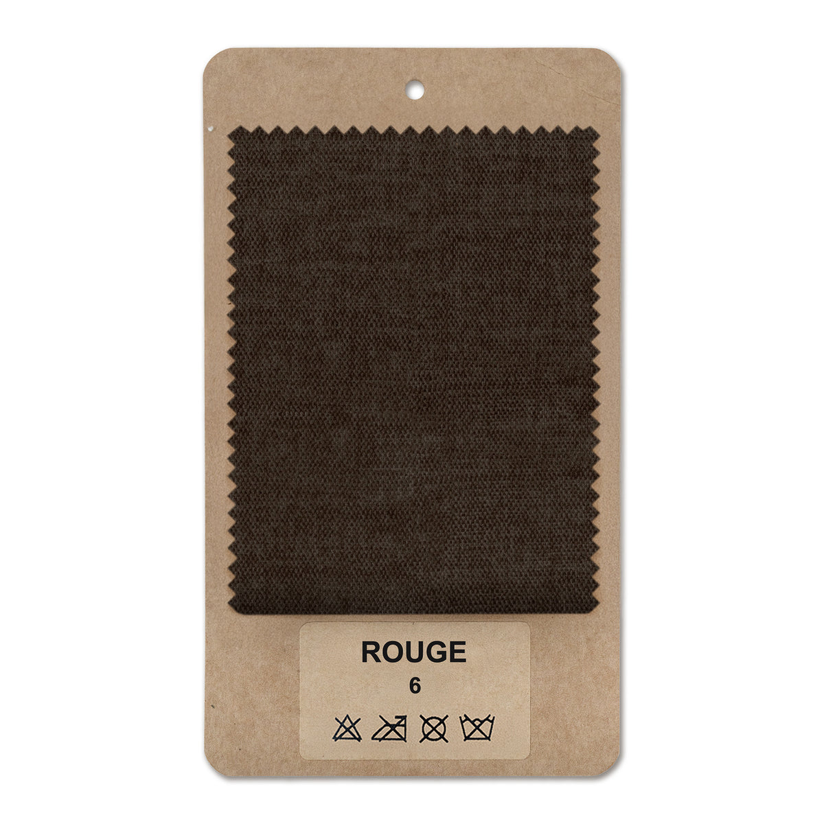 Fabric sample ROUGE Espresso Brown (ROUGE 06)