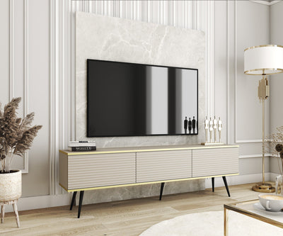 Meva TV Unit 175x30 with Gold Accents – photo 6