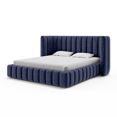 Gianda Upholstered Ottoman Bed with Vertical Tufting and Storage, Modern Soft Style – photo 10