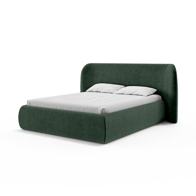 Łóżko tapicerowane Frasspo z pojemnikiem w stylu modern soft w tkaninie SALVADOR – zdjęcie 18