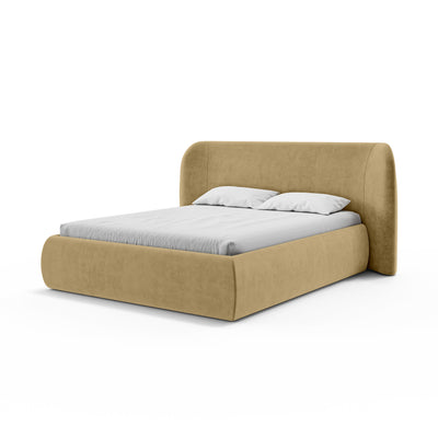Łóżko tapicerowane Frasspo z pojemnikiem w stylu modern soft w tkaninie SALVADOR – zdjęcie 10