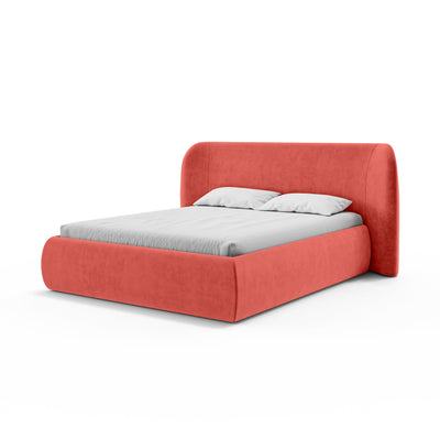 Łóżko tapicerowane Frasspo z pojemnikiem w stylu modern soft w tkaninie SALVADOR – zdjęcie 21