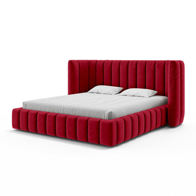 Gianda Upholstered Ottoman Bed with Vertical Tufting and Storage, Modern Soft Style – photo 13