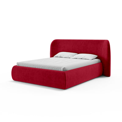 Łóżko tapicerowane Frasspo z pojemnikiem w stylu modern soft w tkaninie SALVADOR – zdjęcie 12