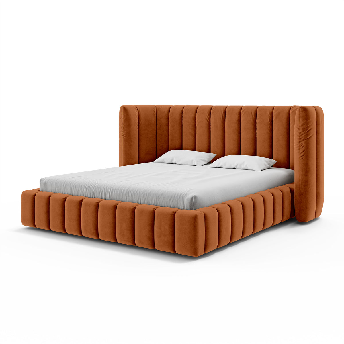 Gianda Upholstered Ottoman Bed with Vertical Tufting and Storage, Modern Soft Style – photo 15