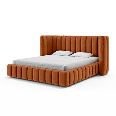 Gianda Upholstered Ottoman Bed with Vertical Tufting and Storage, Modern Soft Style – photo 15