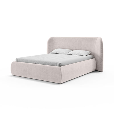 Łóżko tapicerowane Frasspo z pojemnikiem w stylu modern soft w tkaninie SALVADOR – zdjęcie 22