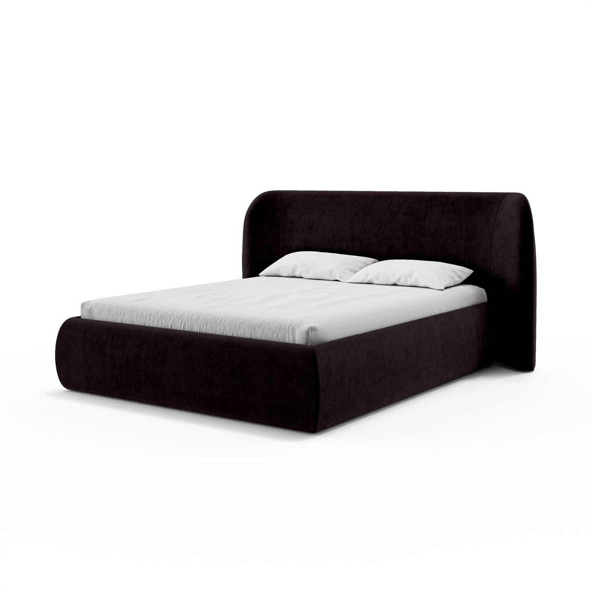 Łóżko tapicerowane Frasspo z pojemnikiem w stylu modern soft w tkaninie SALVADOR – zdjęcie 25