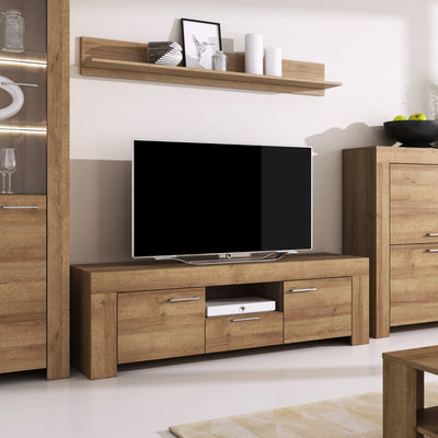 Zestaw RTV z półką 155x50+155x20 w stylu nowoczesnym – model Gorky – zdjęcie 7