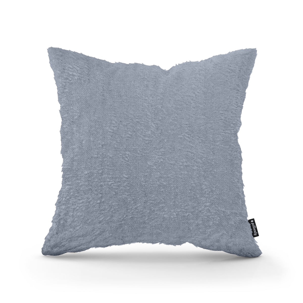 Plush Decorative Cushion 45x45 cm, Glamour Style – 100% PES Plush, Soft Texture – Ocean Mist (SORRISO 07)