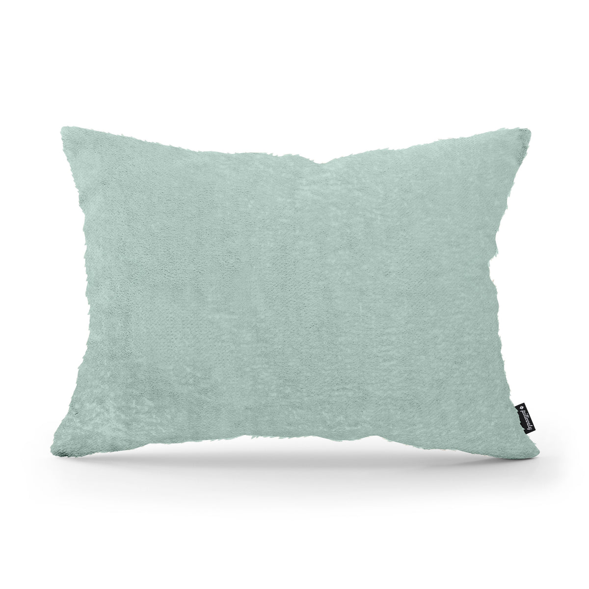 Plush Decorative Cushion 40x55 cm, Glamour Style – Pastel Green (SORRISO 08)
