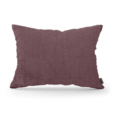 Plush Decorative Cushion 40x55 cm, Glamour Style – Dark Plum (SORRISO 11)