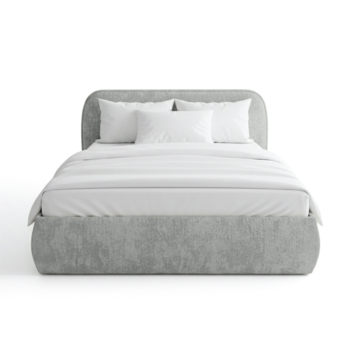 Eterial Upholstered Ottoman Bed with Storage, Soft Modern Style – photo 15