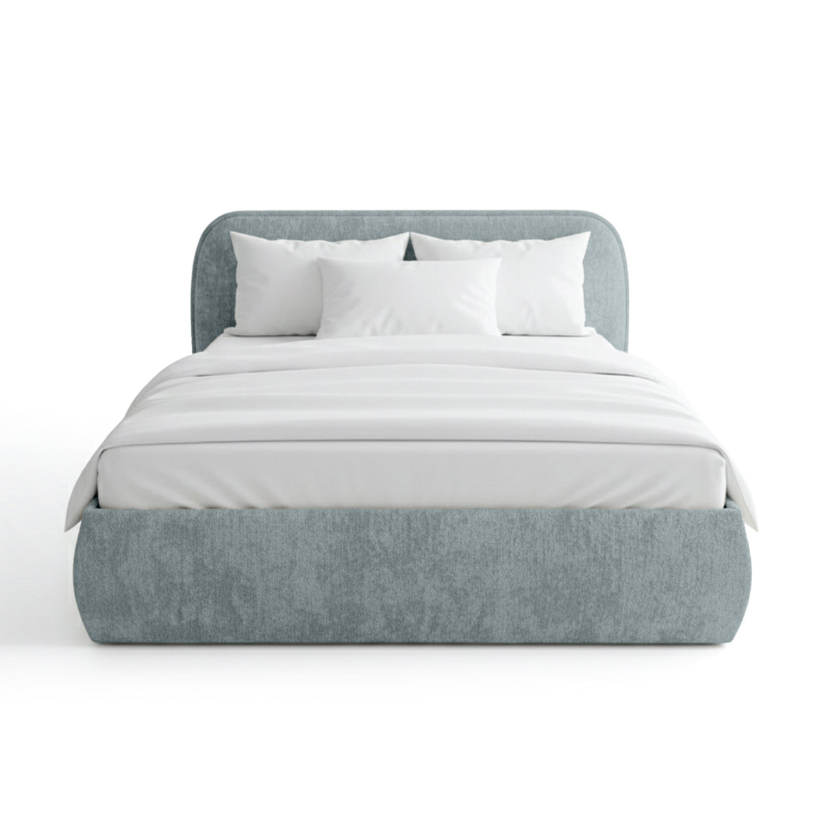 Eterial Upholstered Ottoman Bed with Storage, Soft Modern Style – photo 37