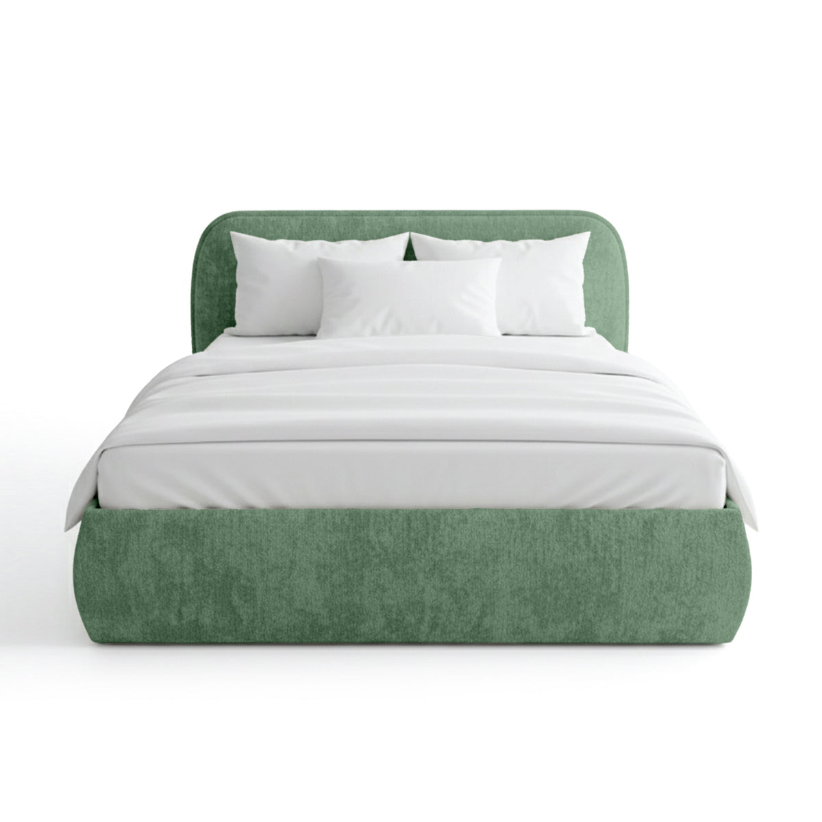 Eterial Upholstered Ottoman Bed with Storage, Soft Modern Style – photo 39