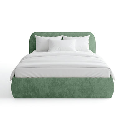 Eterial Upholstered Ottoman Bed with Storage, Soft Modern Style – photo 39