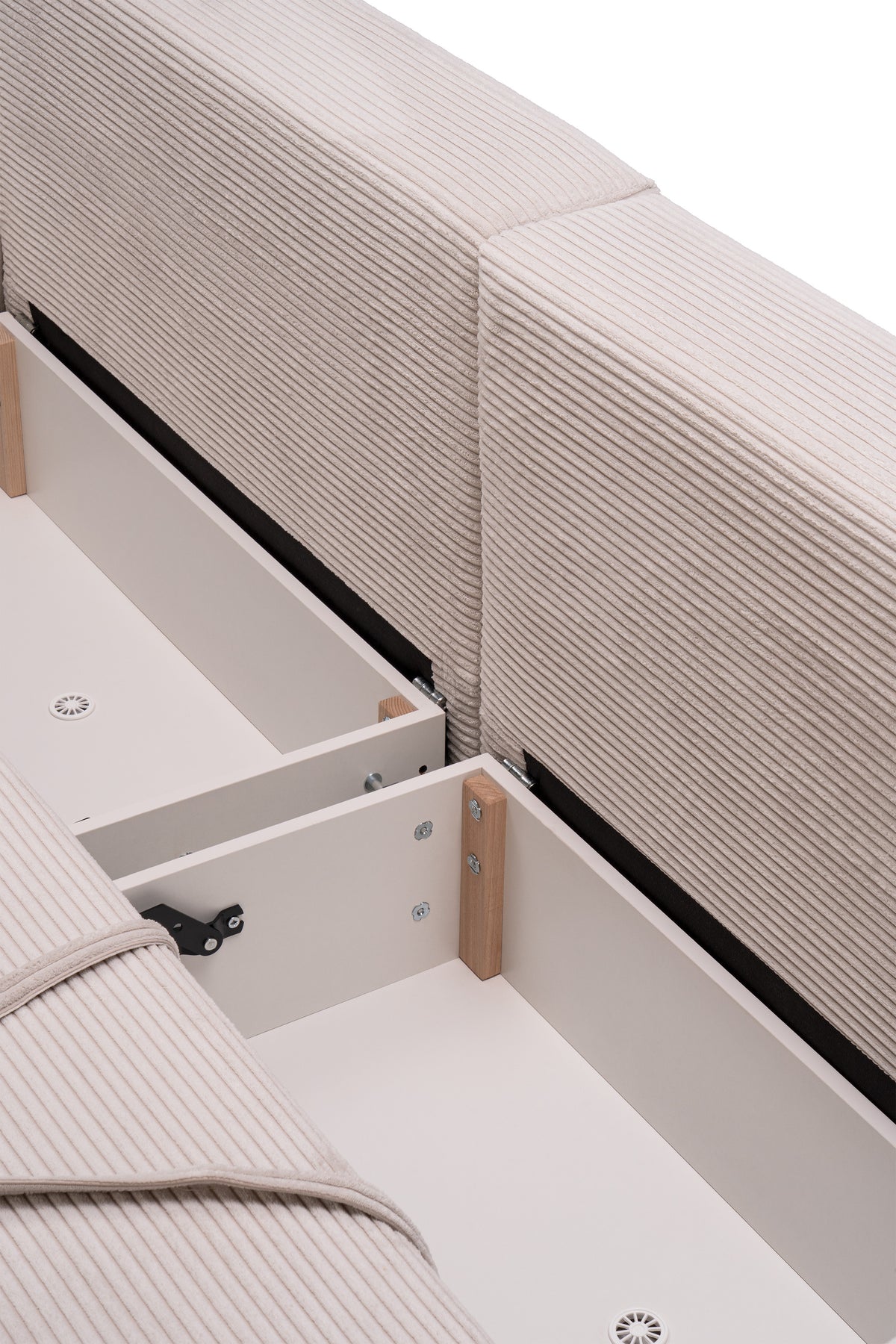 Sofa Zoria z funkcją spania 145 × 203 z pojemnikiem w stylu nowoczesnym – zdjęcie 10