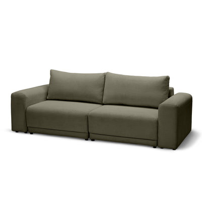 Sofa Zoria z funkcją spania 145 × 203 z pojemnikiem w stylu nowoczesnym w tkaninie POSO – zdjęcie 16