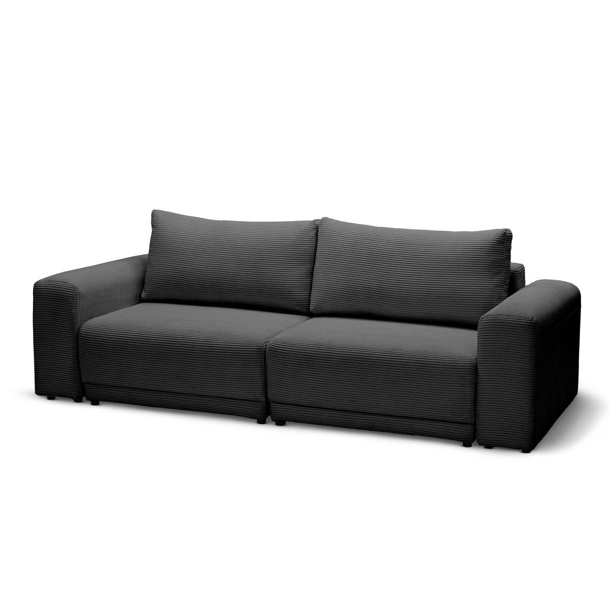 Sofa Zoria z funkcją spania 145 × 203 z pojemnikiem w stylu nowoczesnym w tkaninie POSO – zdjęcie 18