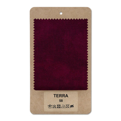 Échantillon de tissu TERRA Profondeur bordeaux (TERRA 58)