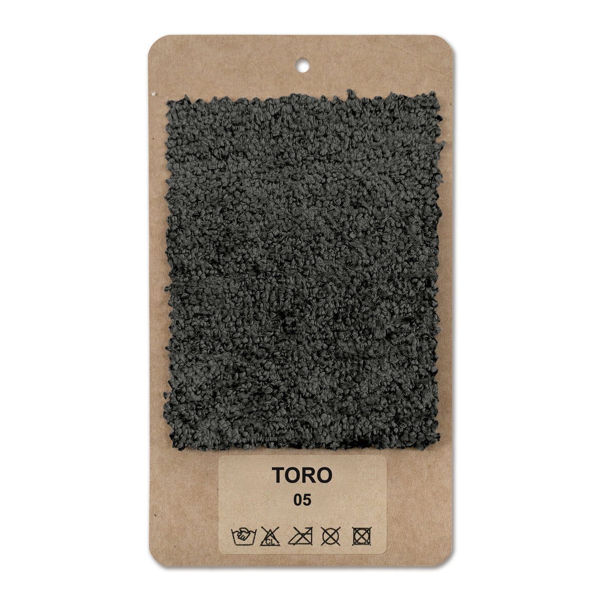 Fabric sample Toro Basalt Black (TORO 05)