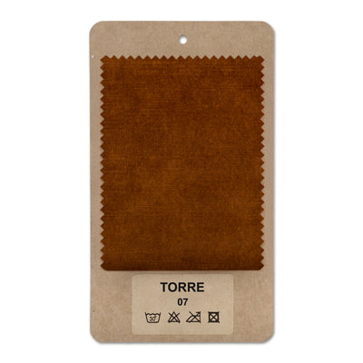 Fabric sample TORRE Cinnamon Ebony (TORRE 07)