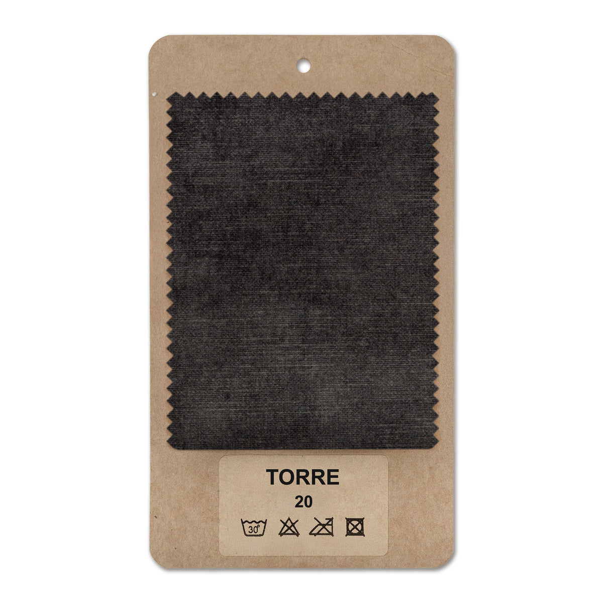 Fabric sample TORRE Volcanic Graphite (TORRE 20)