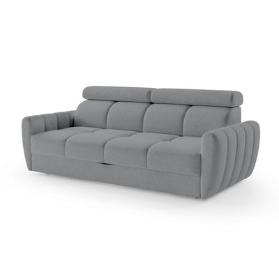 Franec 3 Seater Sofa Bed 227 cm, Minimalist Style – Pigeon Graphite (CLOUD 80)