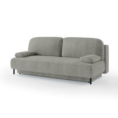 Tola 2 Seater Sofa Bed 140x200 with Storage, Modern Style – Sand Matte (PERFECT HARMONY 83)