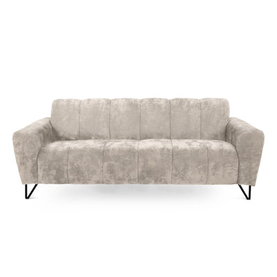 Sofa Nellia trzyosobowa do salonu w stylu nowoczesnym, tkanina Vega – zdjęcie 3