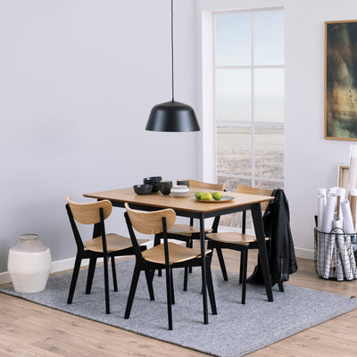 Stół Krel do jadalni 120x80 w stylu skandynawskim – w aranżacji wnętrza