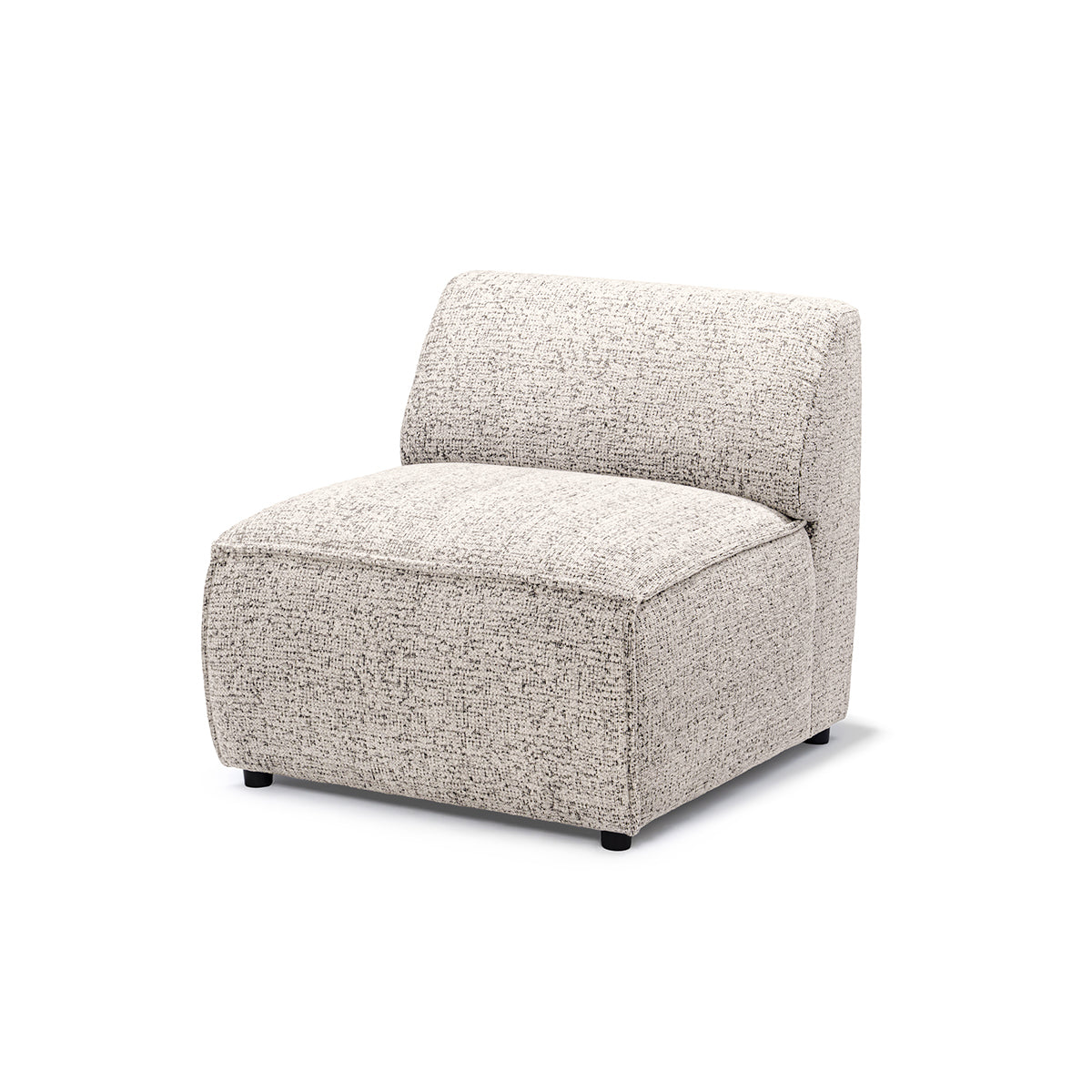 BRICK Modular Corner Sofa – Module S, Universal, Porcelain Beige (BELLA 05)
