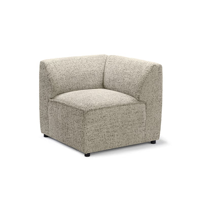 BRICK Modular Sofa Module M Left – Porcelain Beige (BELLA 05)