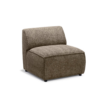 Sofa modułowa BRICK Moduł S Uniwersalny Brązowy Kamień (BELLA 10)