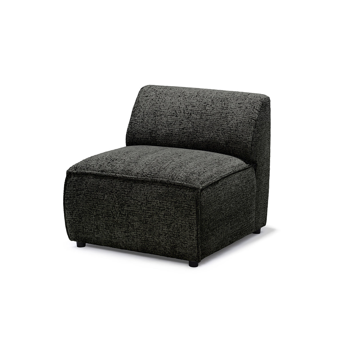 BRICK Modular Corner Sofa – Module S, Left, Basalt Ash (BELLA 20)