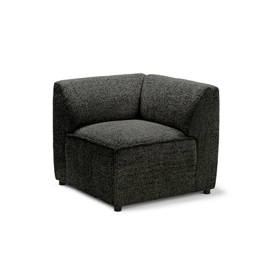 BRICK Modular Sofa Module M Left – Basalt Ash (BELLA 20)