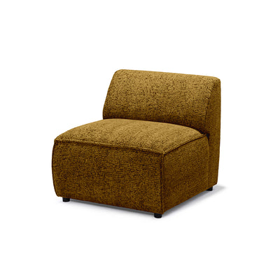 BRICK Modular Corner Sofa – Module S, Left, Golden Oak (BELLA 45)