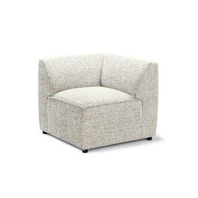 BRICK Modular Sofa Module M Left – Cream Parchment (BELLA 50)