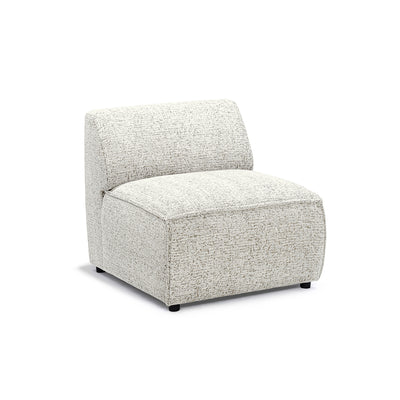 Sofa modułowa BRICK Moduł S Uniwersalny Kremowy Pergamin (BELLA 50)