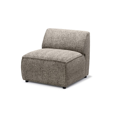 BRICK Modular Corner Sofa – Module S, Left, Muted Linen (BELLA 60)