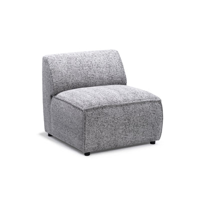 Sofa modułowa BRICK Moduł S Uniwersalny Szary Mat (BELLA 65)