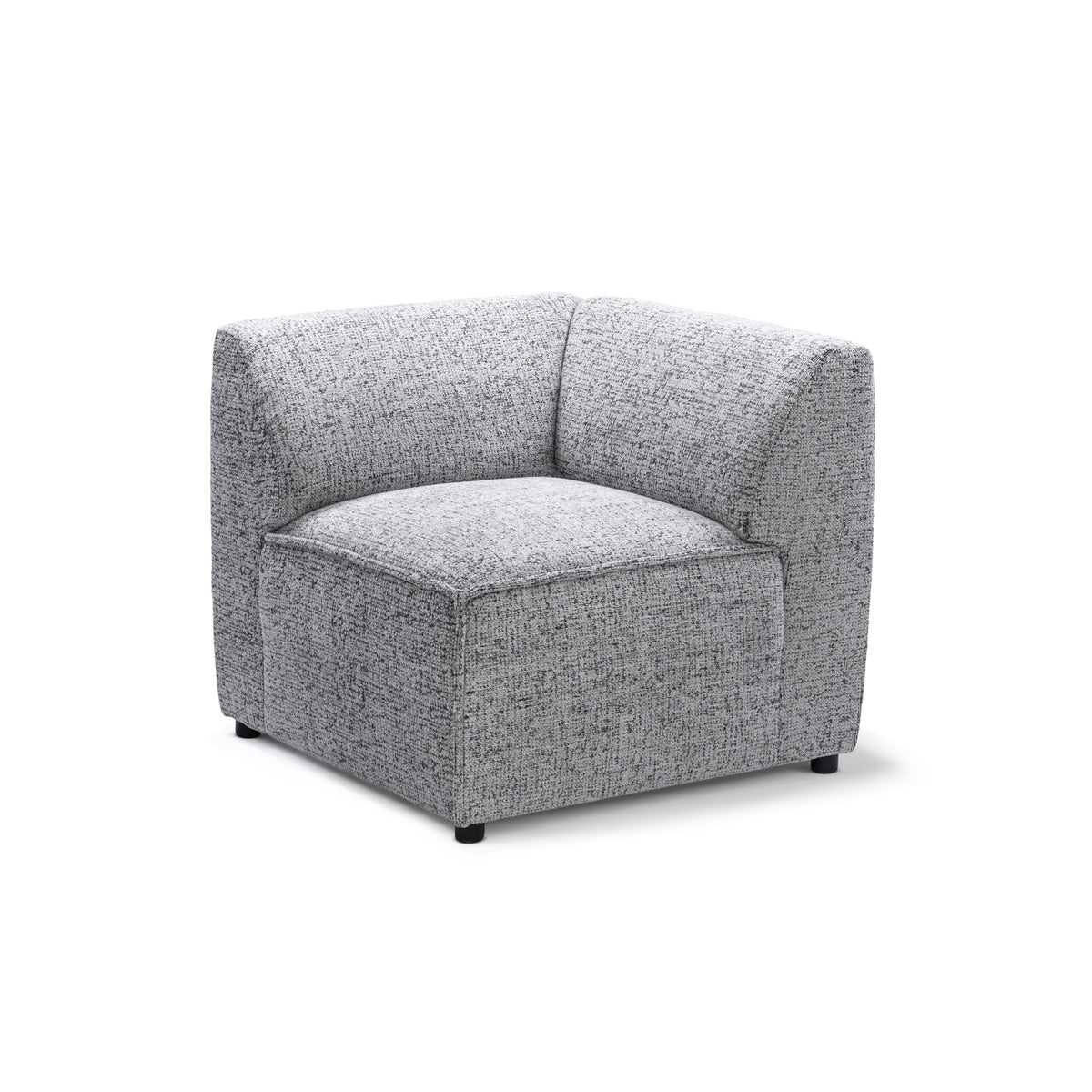 BRICK Modular Sofa Module M Left – Gray Matte (BELLA 65)