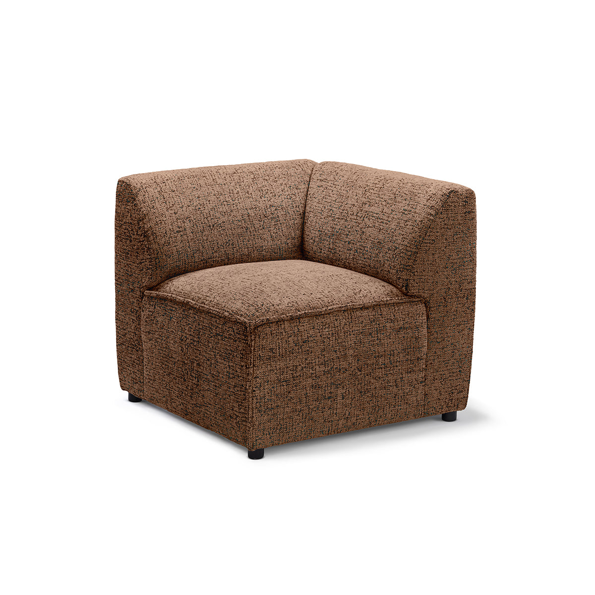 BRICK Modular Sofa Module M Left – Cinnamon Oak (BELLA 70)