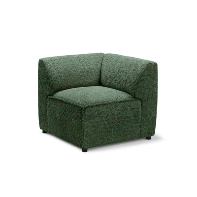 BRICK Modular Sofa Module M Left – Green Onyx (BELLA 80)