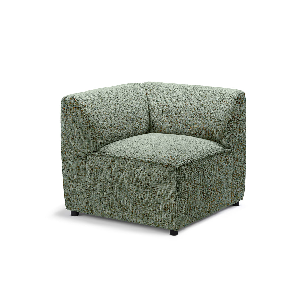 BRICK Modular Corner Sofa – Module M, Right, Muted Olive (BELLA 85)