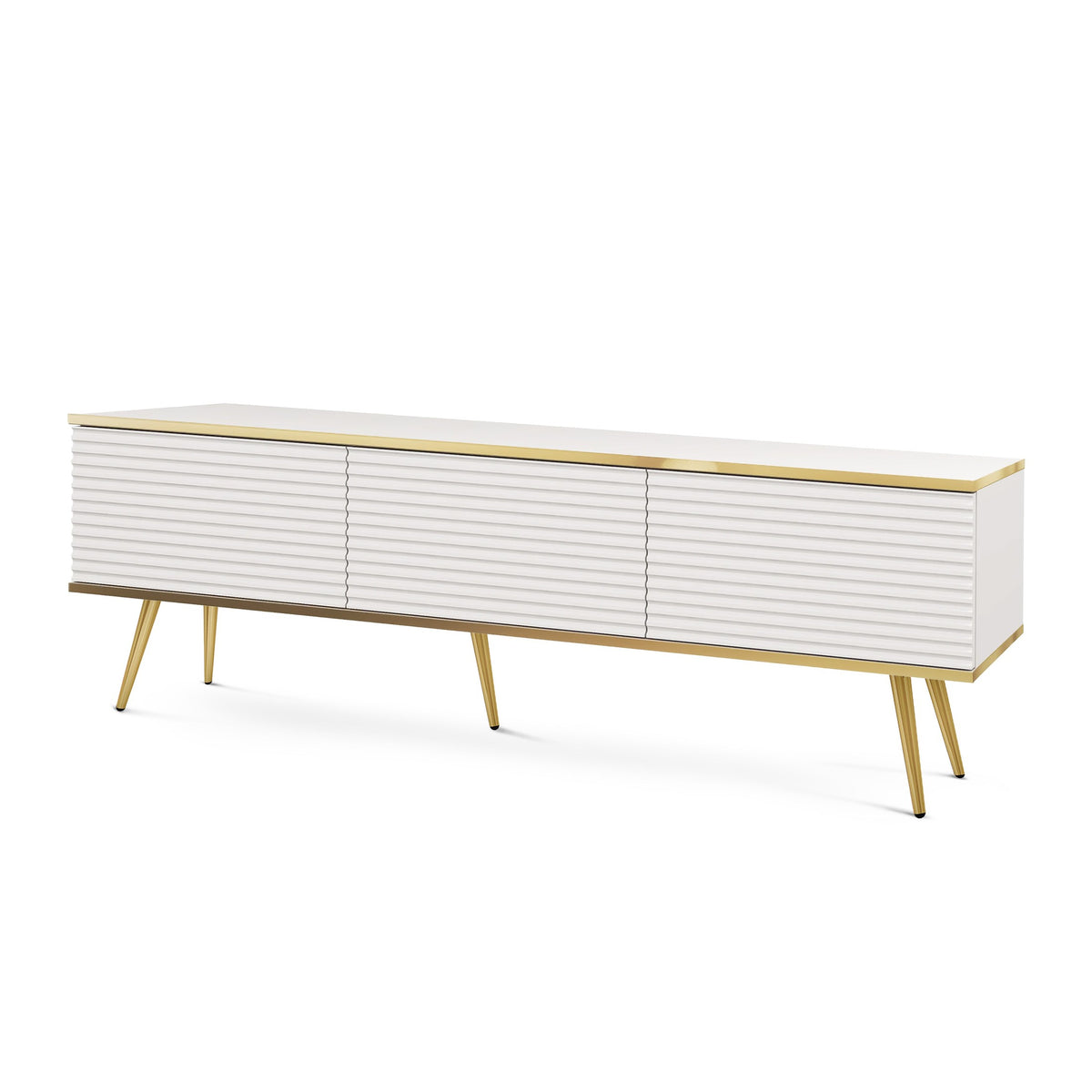 Meva TV Unit 175x30 with Gold Accents – photo 9