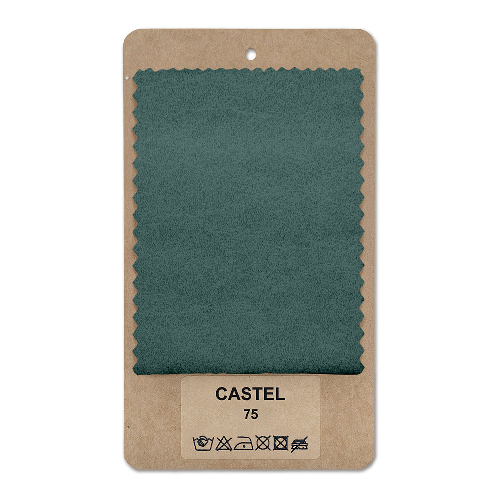 Fabric sample CASTEL Forest Turquoise (CASTEL 75)