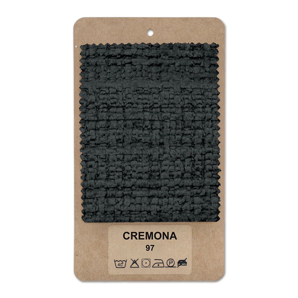 Fabric sample CREMONA Charcoal Matte (CREMONA 97)