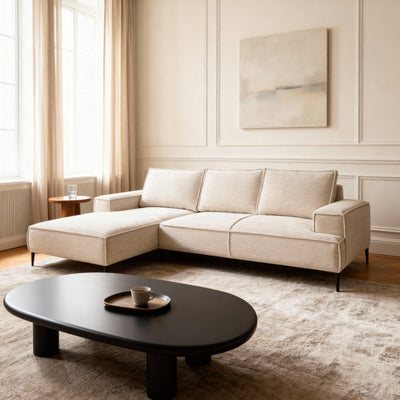 May 3 Seater Corner Sofa 275 cm, Modern Classic Style – in a room setting