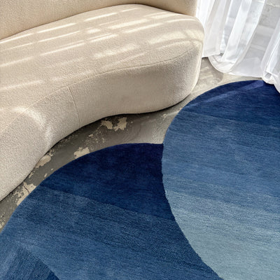 Tapis Berri avec un motif circulaire dégradé de style moderne - photo 4